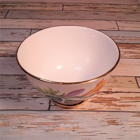 Delphine China Sugar Bowl/Cup Floral Pattern - Picture 2 of 6